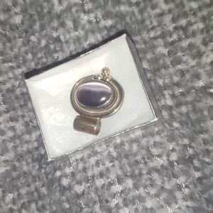 Purple jewelry pendant